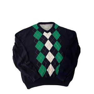 Blue Plaid Patterned American Eagle Outfitters Long Sleeved Top Size Extra Large